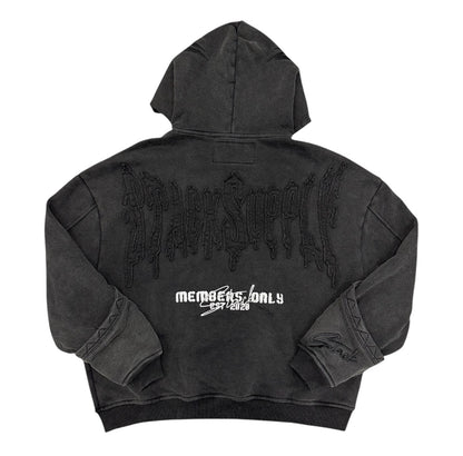 STONE WASH MEMBERS ONLY ZIPUP