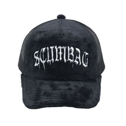 BLACK SCUMBAG TRUCKER HAT